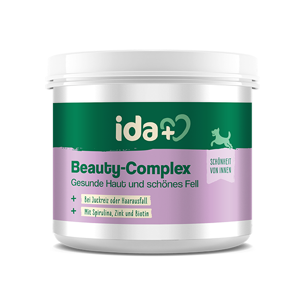 Der ida+ Beauty Complex für schönes Fell und gesunde Haut für Hunde